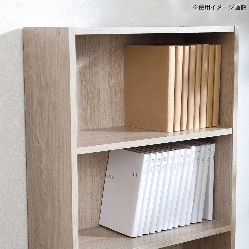 BDラック BOOK&DVD 2個セット 幅418×奥行185×高さ890mm 固定棚 1456