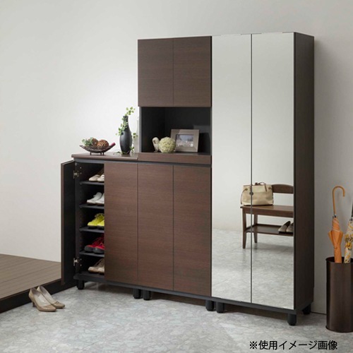 下駄箱 シューズボックス 靴箱 60cm幅 収納 玄関収納 ウォールナット 壁面収納 下駄箱 幅60cm 壁面家具 シューズラック シューズ