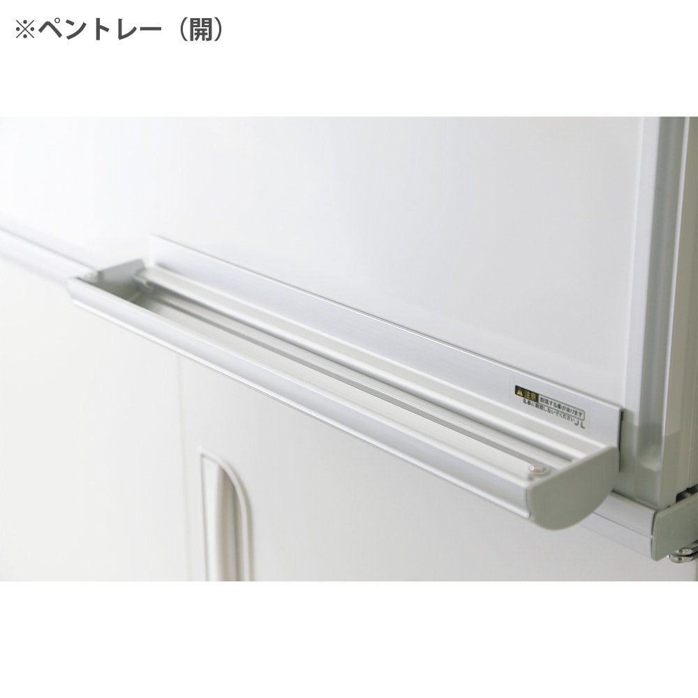 スライドボード 2連 無地＋片面予定表 鍵付き HOSシリーズ SAL-322F