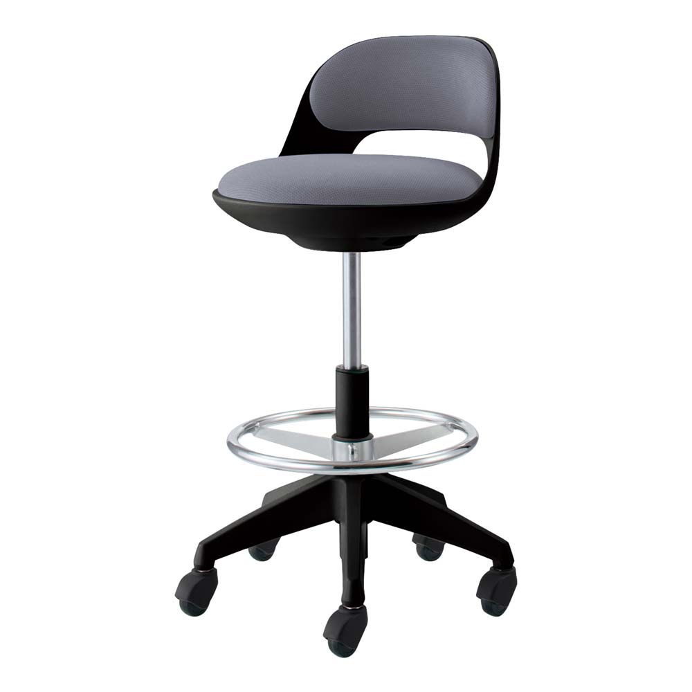 コクヨ　椅子 オフィスチェア コクヨ ココット ミドルハイタイプ ブラックシェル CR