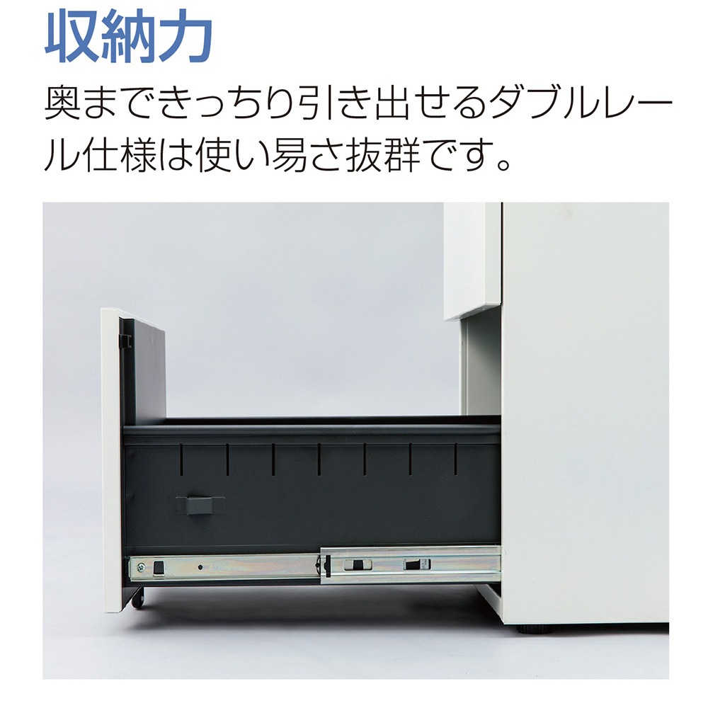 オフィスデスク 幅1400×奥行700mm 両袖机 ワークデスク パソコンデスク