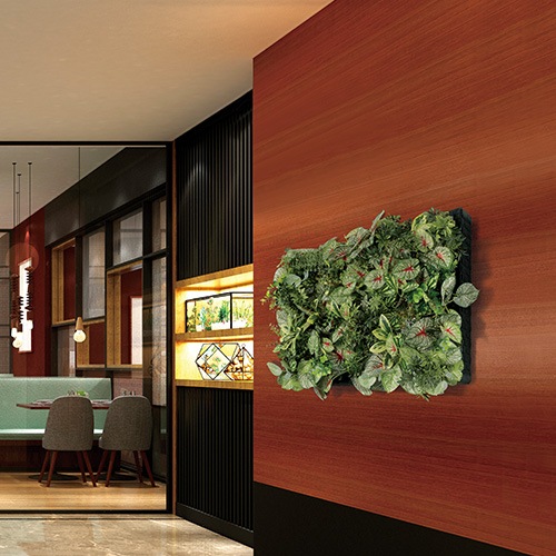 フェイクグリーン 幅642mm 壁掛け 卓上 観葉植物 DEC-01（商品番号