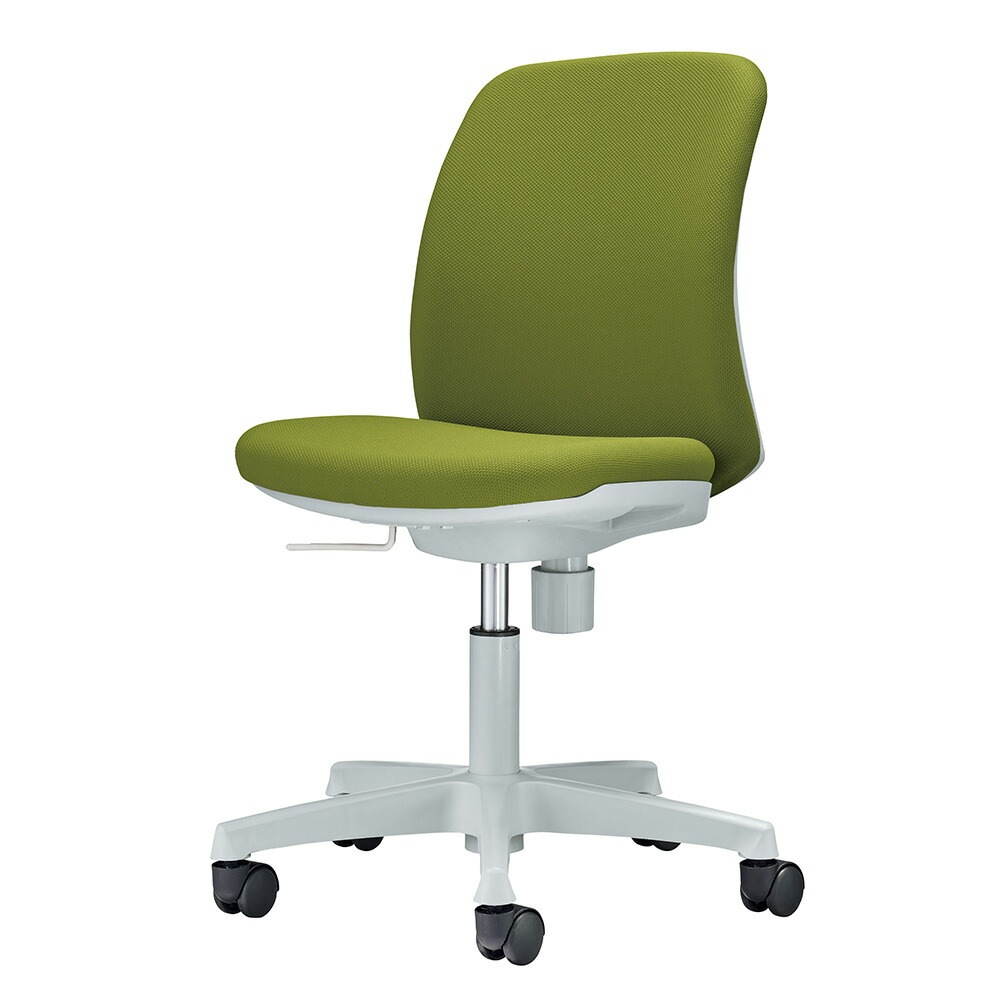 代引不可/ライオン事務器 LEOオフィスミーティングチェア ブルー LE-2420F-BL 1脚/代引不可