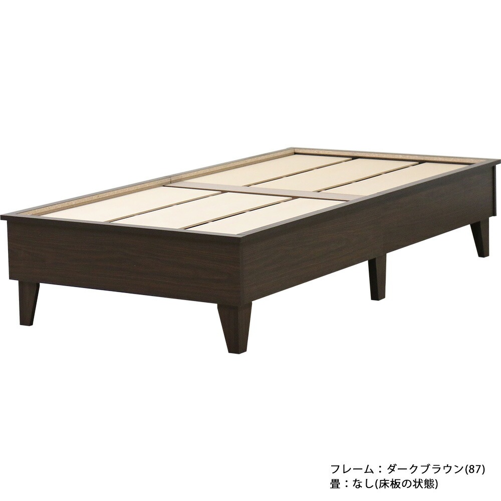 畳ベッド シングルベッド 状態良好 フレームのみ 畳ベッド シングル ヘッドレス い草 シングルベッド E393-S（商品番号