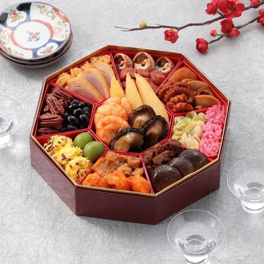 【送料無料】中華おせち一段重（19品・3名様用）