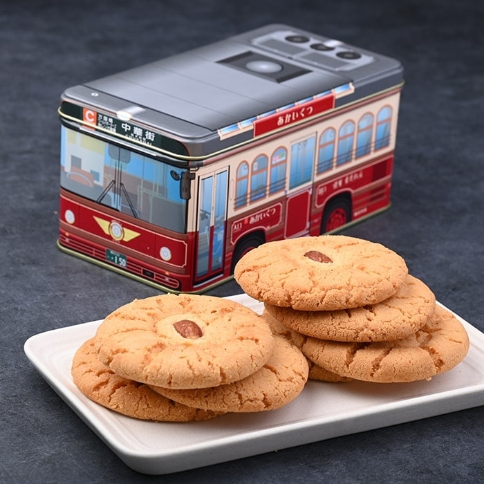 あかいくつバス缶入り　杏仁酥（アンニンス）　7枚入