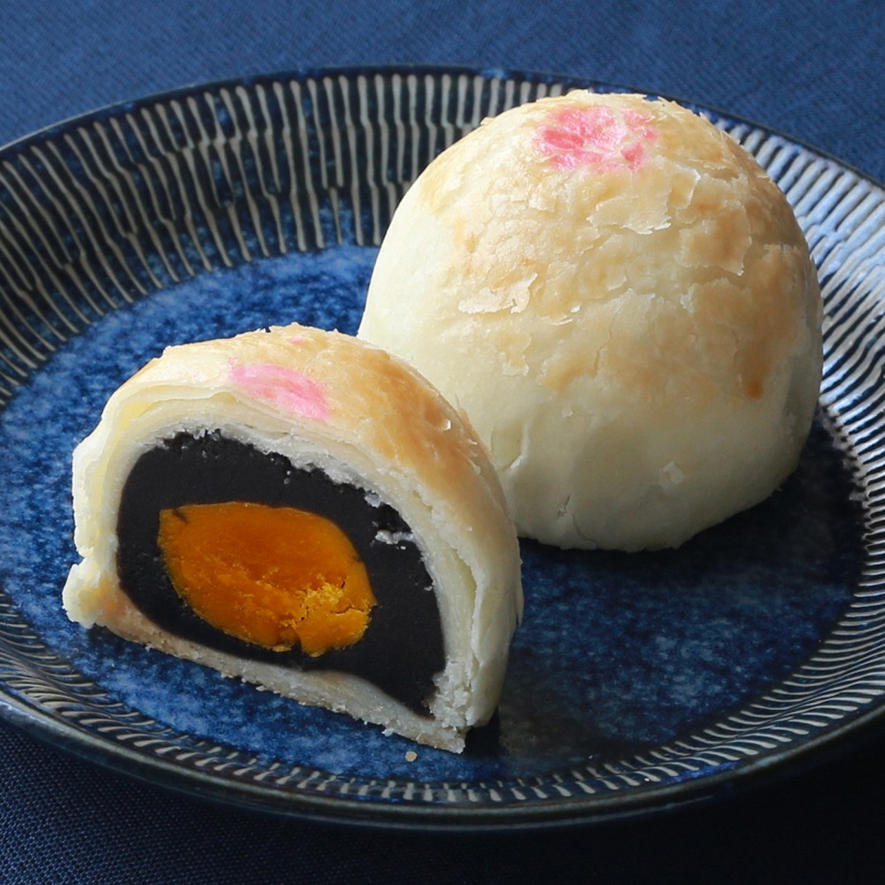 【中秋月餅(アヒルの塩漬け卵入)｜期間･数量限定】蛋黄セット3個入