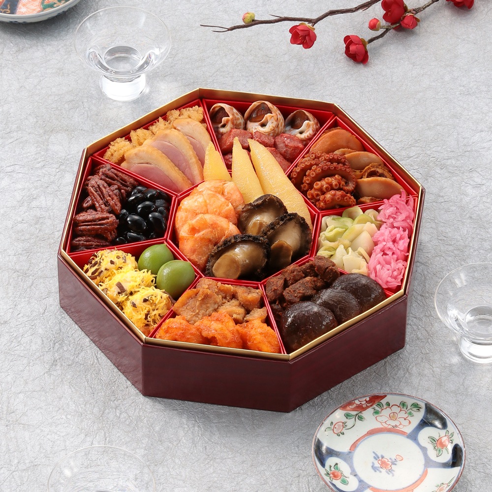 【送料無料】中華おせち一段重（19品・3名様用）