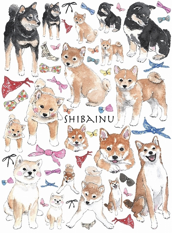 【在庫限り終了】柴犬 A4サイズ 