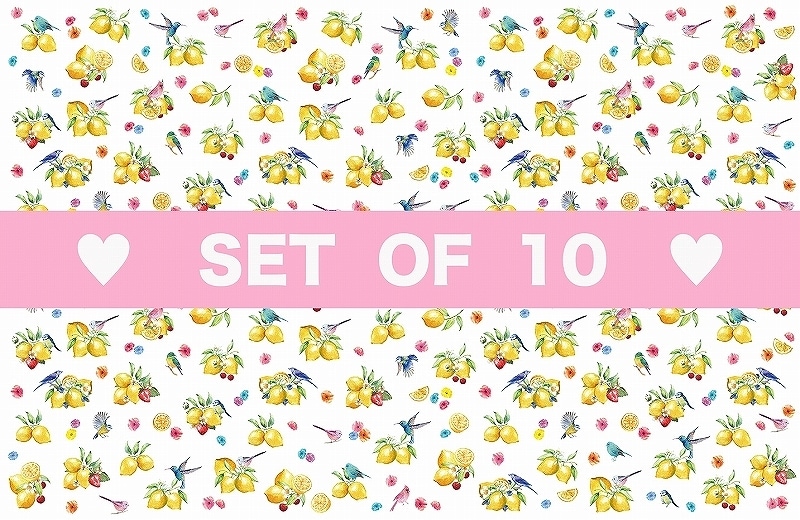 【10枚SET】レモンフラワー(1枚あたり1800円)A3