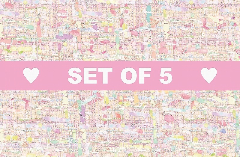 【5枚SET】ニュアンスカラーツィード(1枚あたり1900円)A3