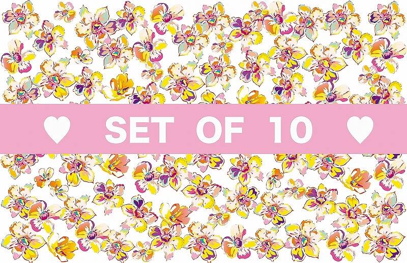 【10枚SET】フルールイエロー(1枚あたり1800円)A3