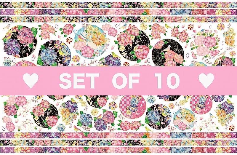 【10枚SET】和柄あじさい (1枚あたり1800円)A3