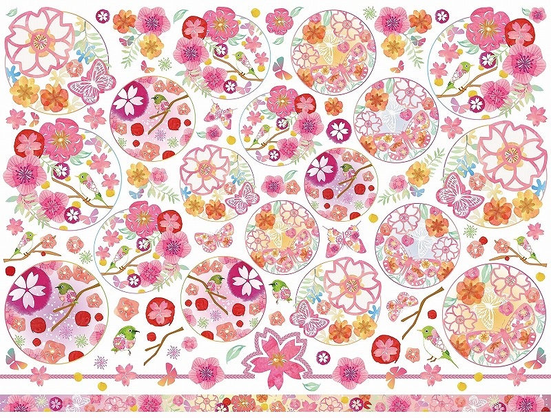 和柄ハンコ鳥 A4