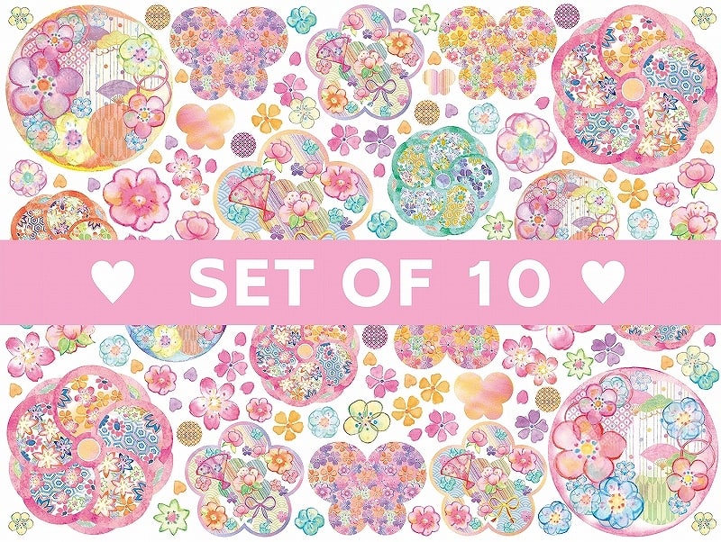 【10枚SET】和柄和華 (1枚あたり1300円)A4
