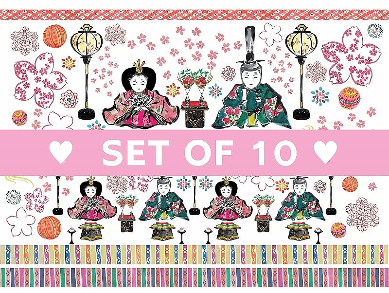 【10枚SET】お雛様(1枚あたり1300円)A4