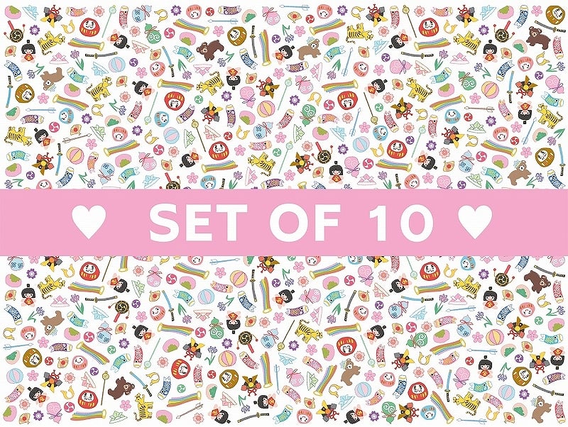 【10枚SET】豆こいのぼり 1枚あたり1300円)A4