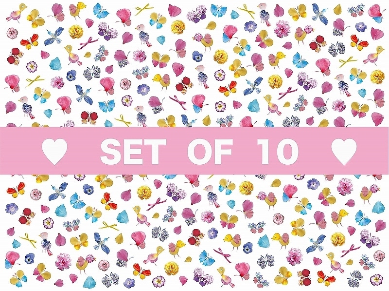 【10枚SET】フルールオブジェ (1枚あたり1300円)A4
