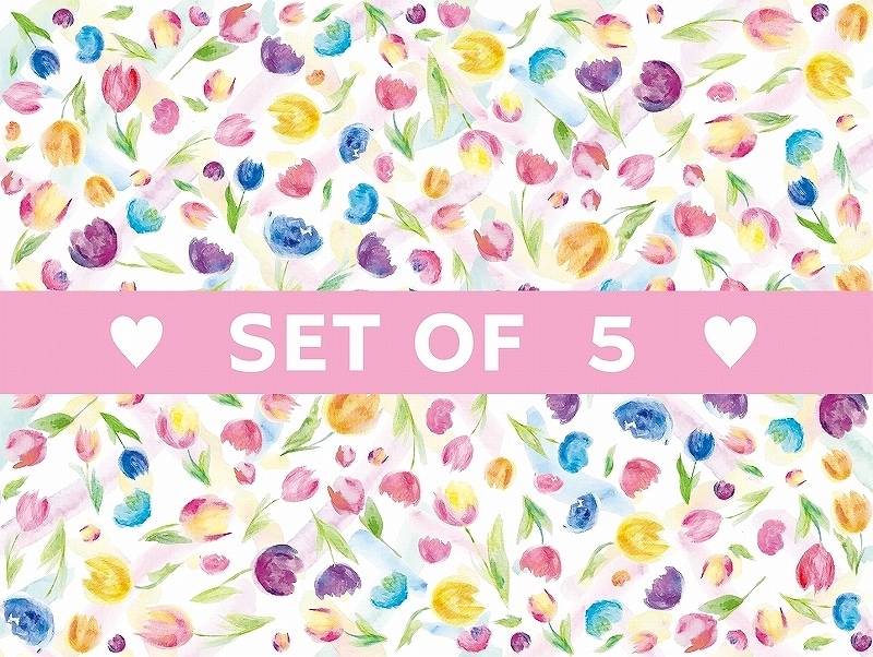 【5枚SET】エリザベスアーデンチューリップ (1枚あたり1500円)A4