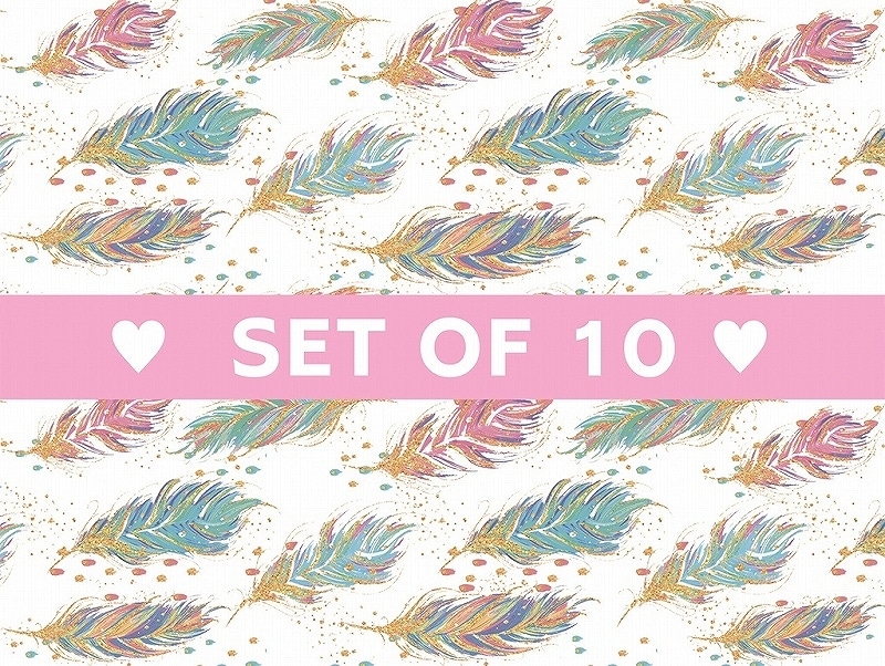 【10枚SET】ガラス用グリッターウィング  (1枚あたり1300円)A4