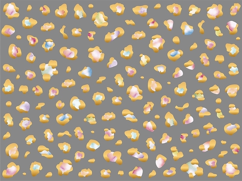 ガラス用ウォーターペイントレオパードA4