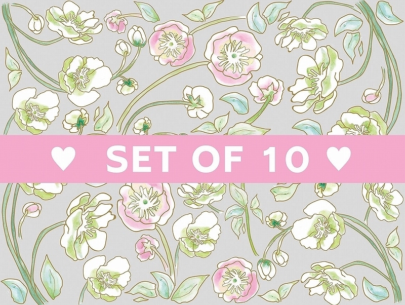 【10枚SET】ガラス用エルダフラワー(1枚あたり1300円)A4