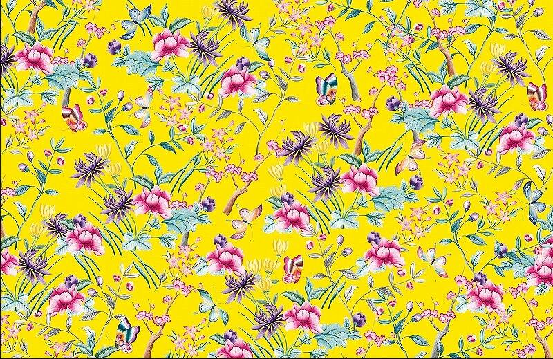 シノワズリーシック イエローパターン A3