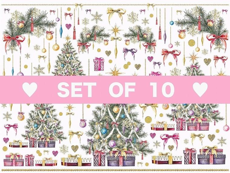 【10枚SET】クリスマス(1枚あたり1300円)A4