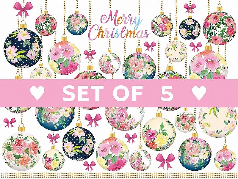 【5枚SET】クロシェットノエルクリスマス (1枚あたり1500円)A4