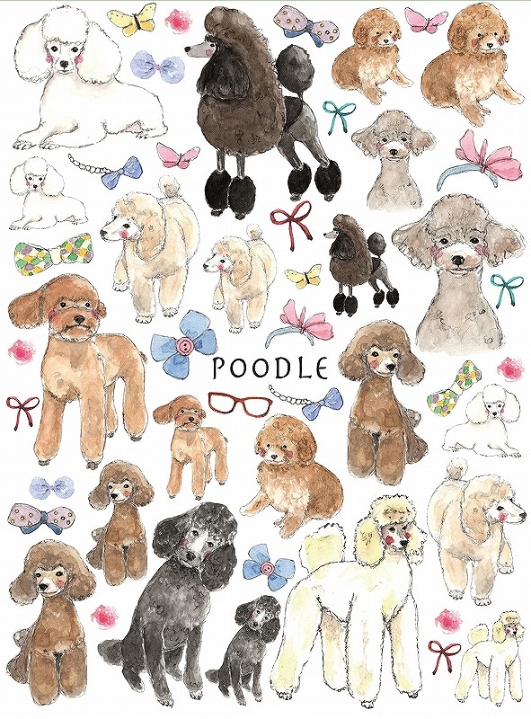 リクエストトイプードル作品 トイプードル はがきサイズ | Animal collection | Lorettaオンライン