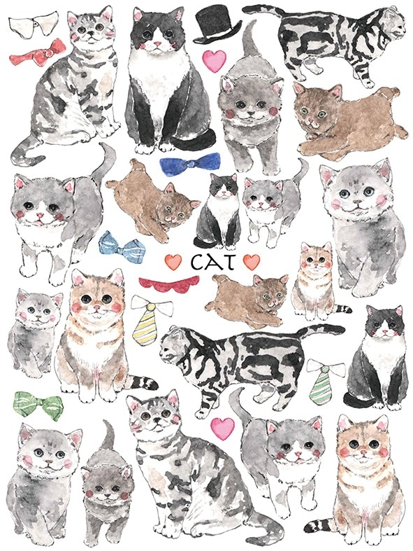 【在庫限り終了】キャット A4サイズ 