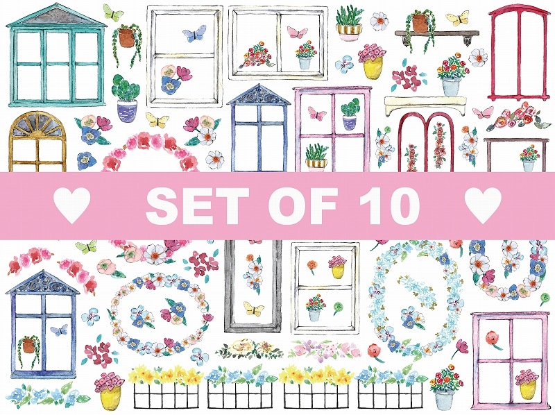 【10枚SET】ガーデンフレーム(1枚あたり1300円)A4