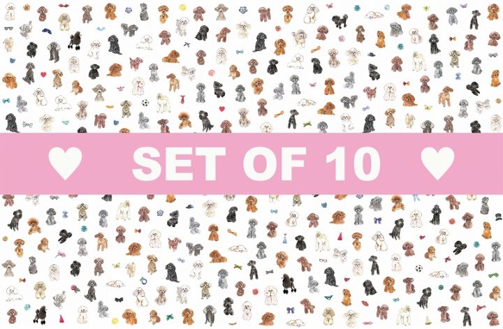 【10枚SET】プードルコレクションS (1枚あたり1800円)A3