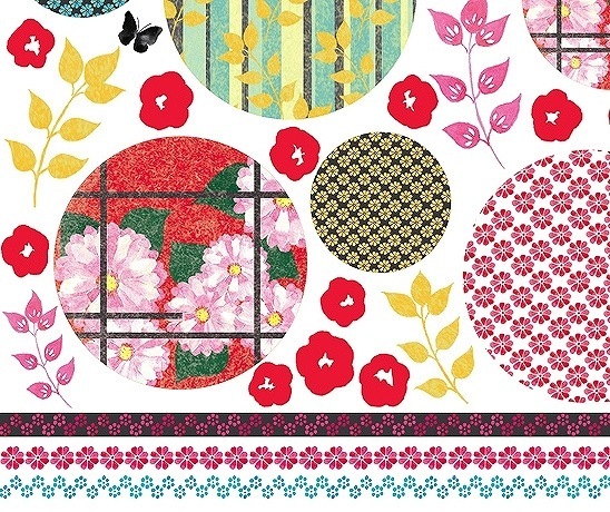 【5枚SET】和柄モダン(1枚あたり1500円)A4