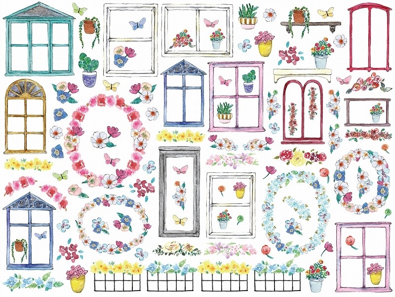 【5枚SET】ガーデンフレーム(1枚あたり1500円)A4