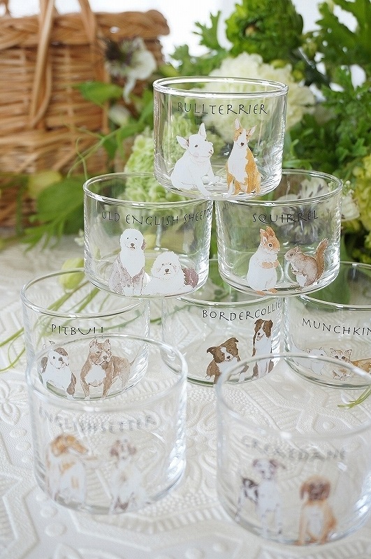 ガラス用グレートデン はがきサイズ