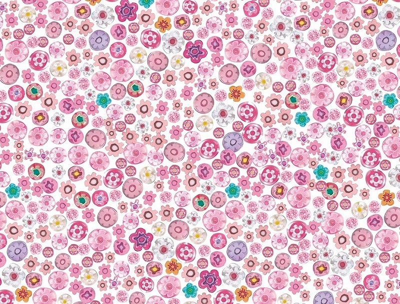 ガラス用ミルフィオーリピンクA3