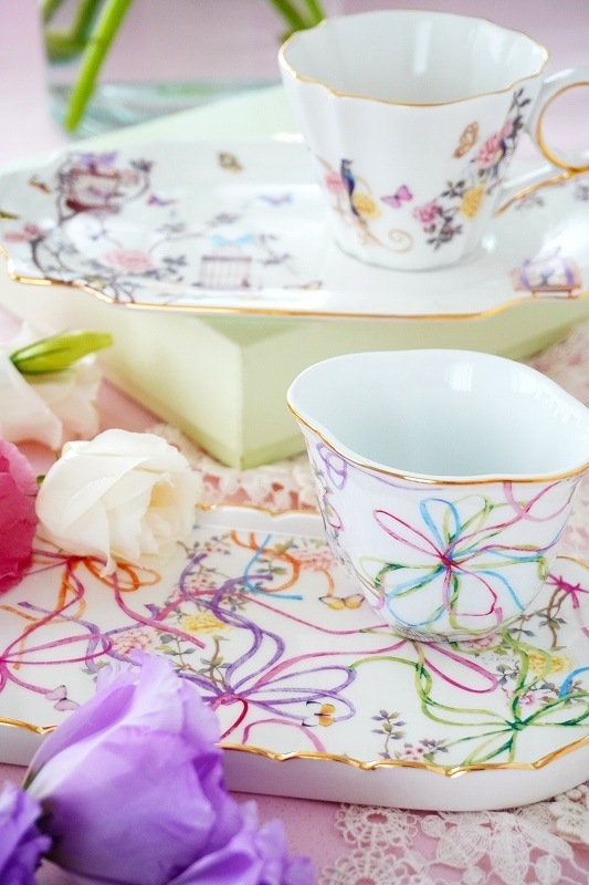 【5枚SET】Anniversaryリボンシノワズリー(1枚あたり1900円)A3