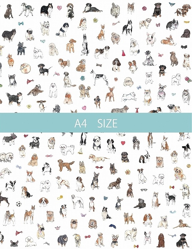 CUT ガラス用ドッグコレクションS A4