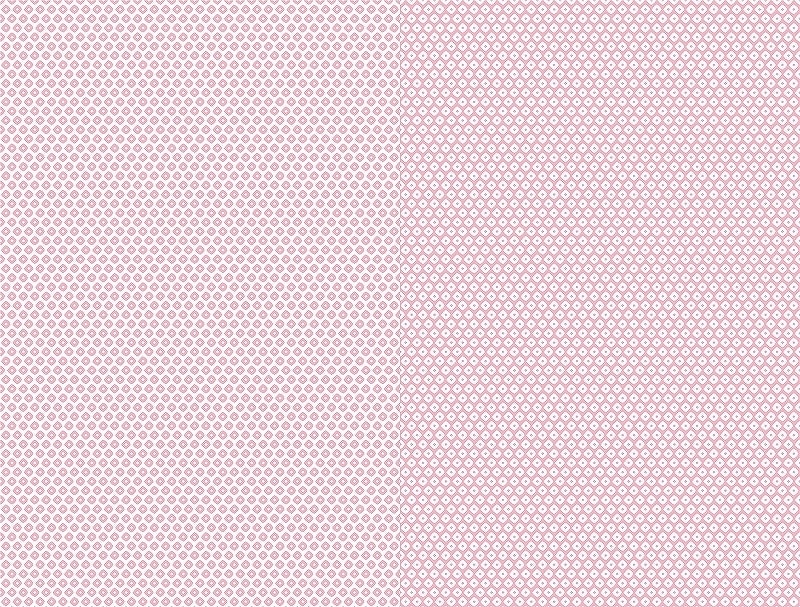 和柄ひし形ピンクA4