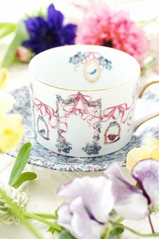 【5枚SET】ヴィンテージブルーフラワー(1枚あたり1900円)A3