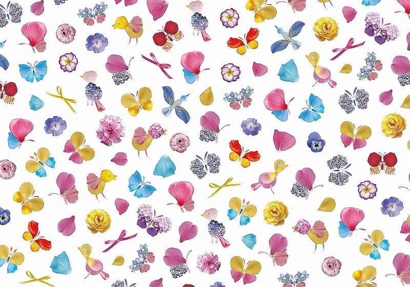 【5枚SET】フルールオブジェ (1枚あたり1500円)A4