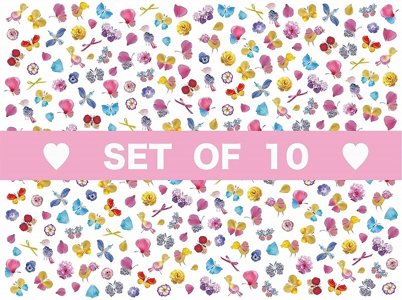 【10枚SET】フルールオブジェ (1枚あたり1300円)A4