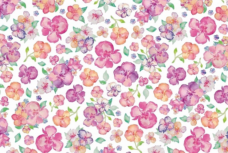 【5枚SET】フラワーリーフガーデン (1枚あたり1500円)A4