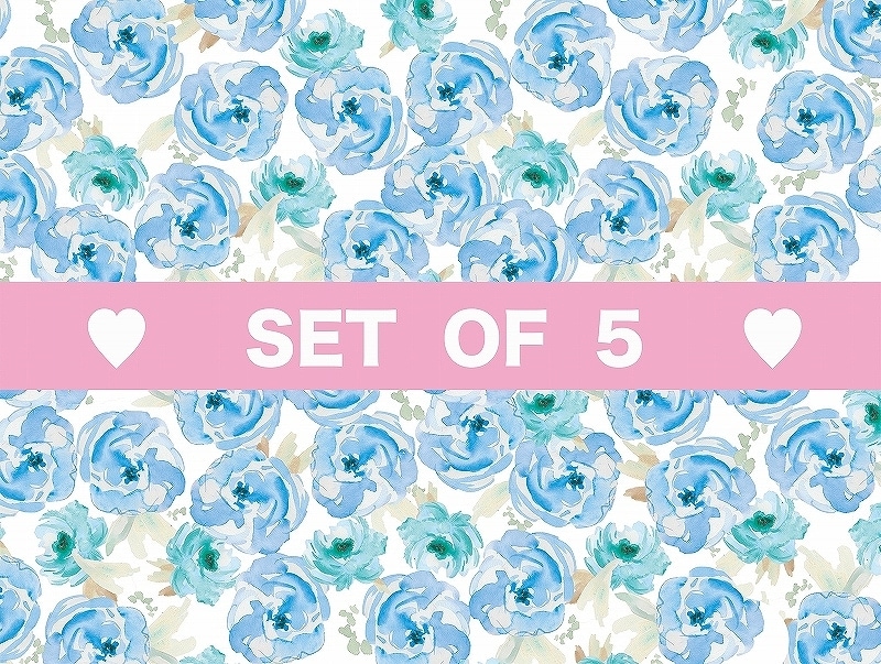 【5枚SET】ROSE BLUE(1枚あたり1900円)A3