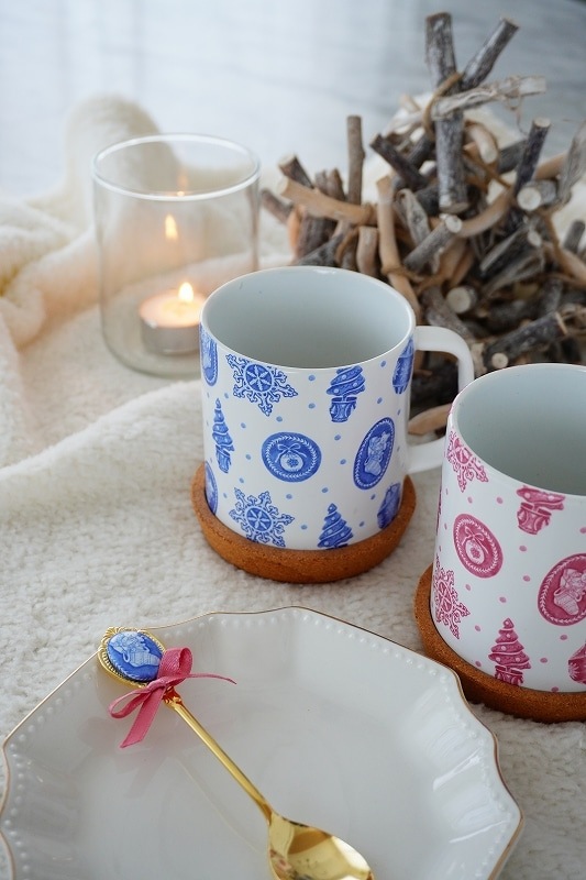 【10枚SET】クリスマスオーナメント ロイヤルピンク(1枚あたり1300円)A3