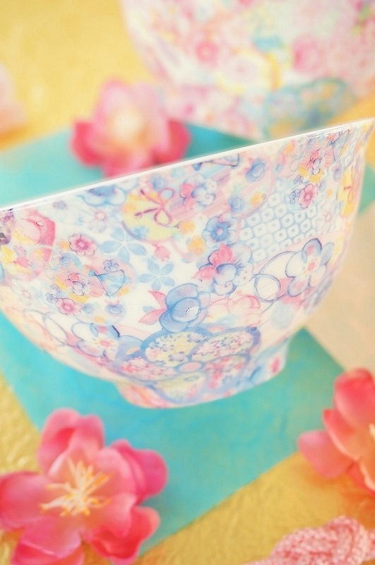 【5枚SET】和柄花ちりめんブルー (1枚あたり1900円)A3