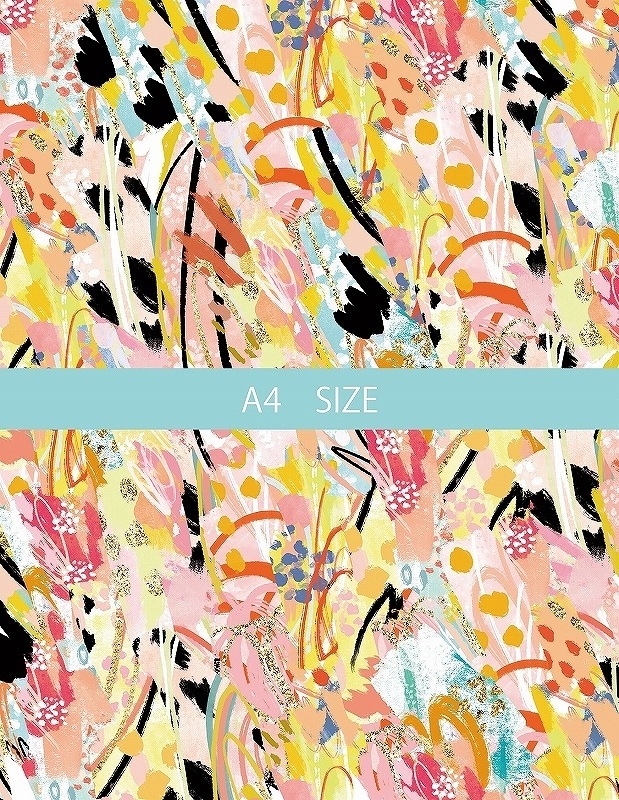 CUTパステルスカーフピンク A4