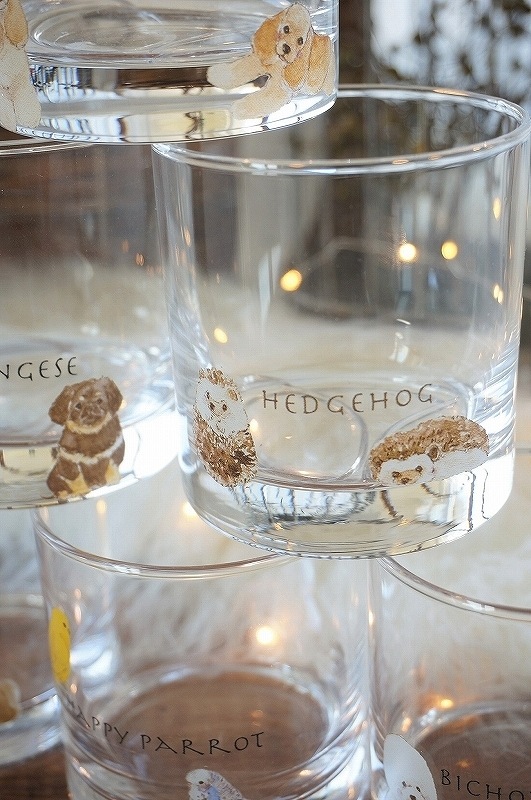 ガラス用ハリネズミ はがきサイズ