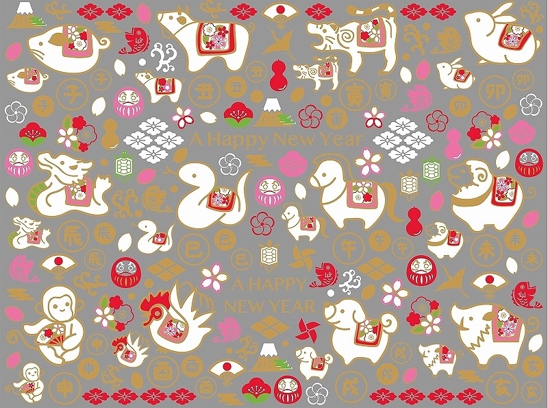干支、猿デザイン 　毛布 140x210cm CCS 23干支 momoko 卯 bk | PW-momoko | PetWORKs